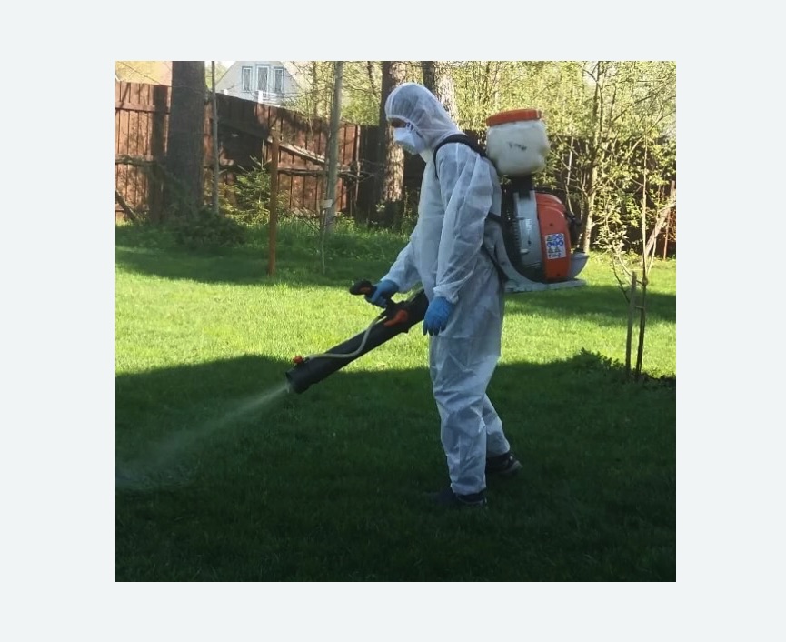 Обработка территории от клещей в Тверском районе Москвы